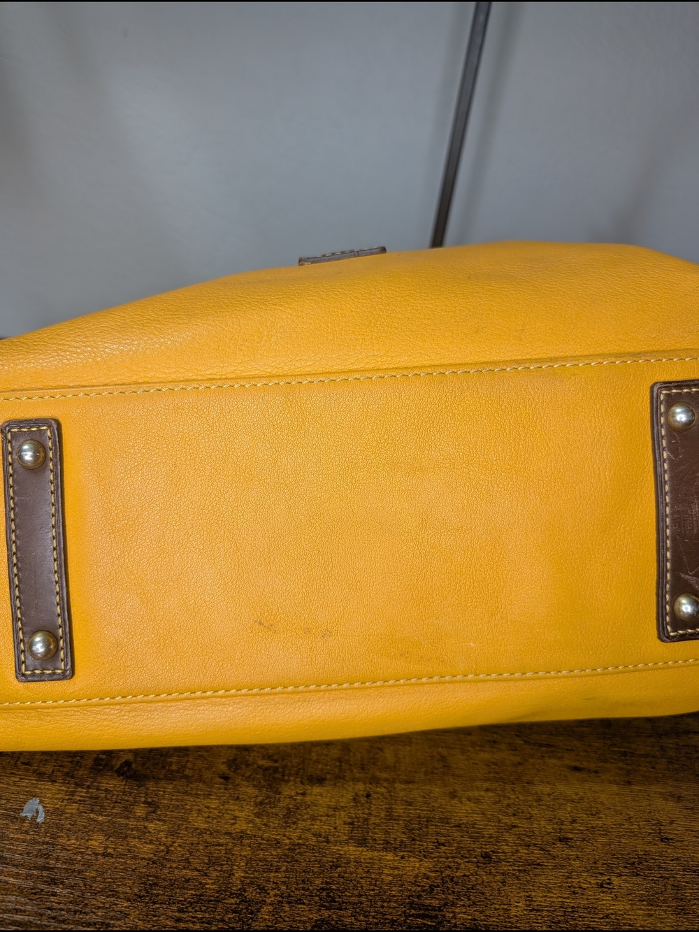 Dooney & Bourke O-Ring Leather Large Satchel Shoulder Bag - Picture 7 of 11